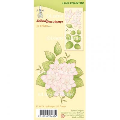 Leane Creatief Clear Stamps - Hydrangea